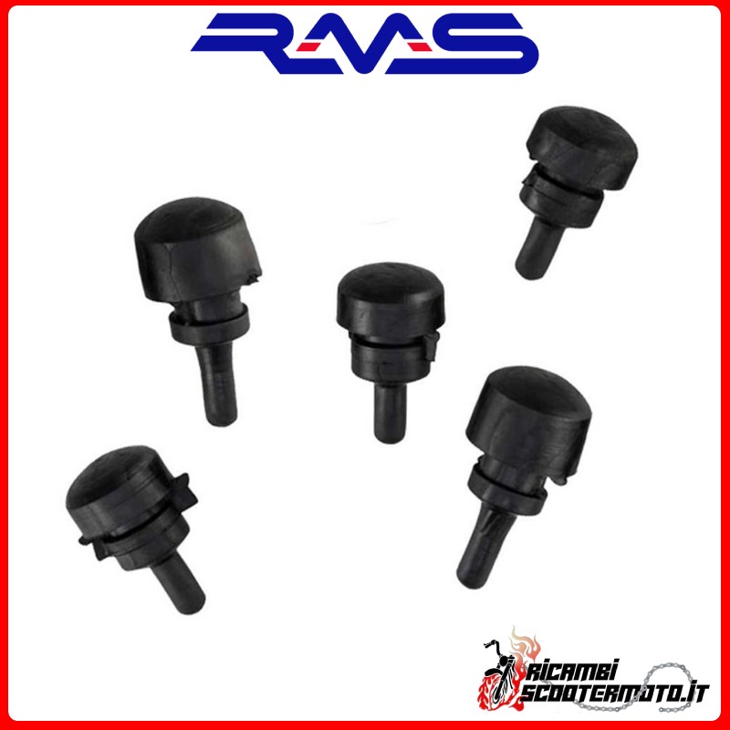 Engine Door Rubber Kit With Bushings RMS PIAGGIO VESPA 50 1963-1983