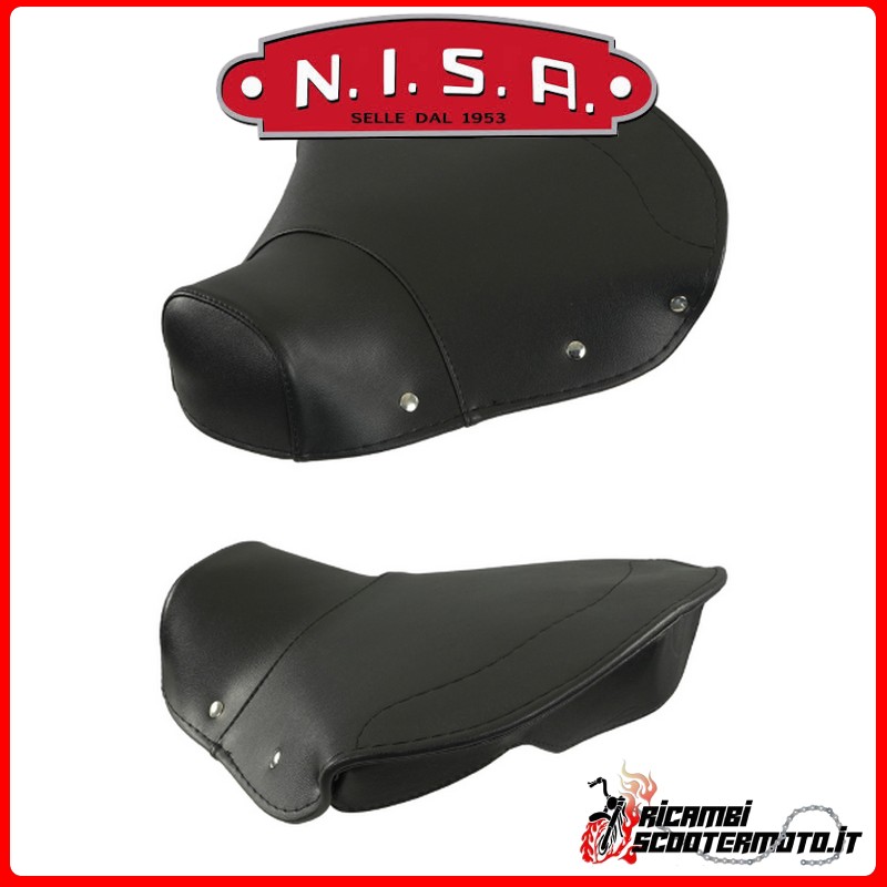Housse de siège noire NISA PIAGGIO VESPA 125 1958