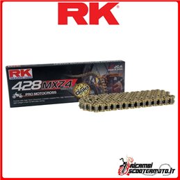 RK CHAIN 428MXZ4-124 CL ORO FANTIC CABALLERO REGOLARITÀ COMPETIZIONE 50 2005-2012