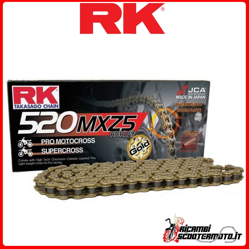 Cadena RK 520MXZ5-120 CL ORO FANTIC XX 125 2021-2024