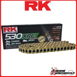 Cadena RK 530XRE-122 CLF ORO CAGIVA ALA AZZURRA 350 1985-1988