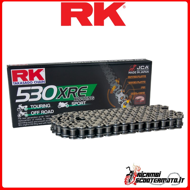 RK CHAIN 530XRE-122 CLF CAGIVA ALA AZZURRA 350 1985-1988