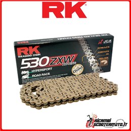 Cadena RK 530ZXW-116 ORO CLF CAGIVA ALA AZZURRA 350 1985-1988