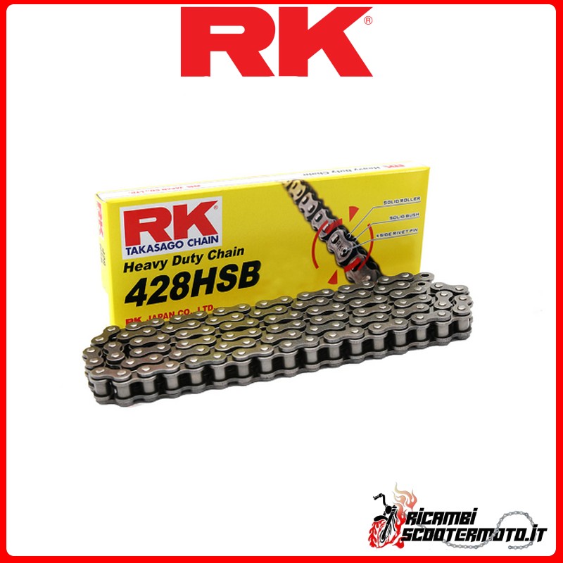 Cadena RK 428HSB-136 CL FANTIC CABALLERO CASA 50 2006-2019