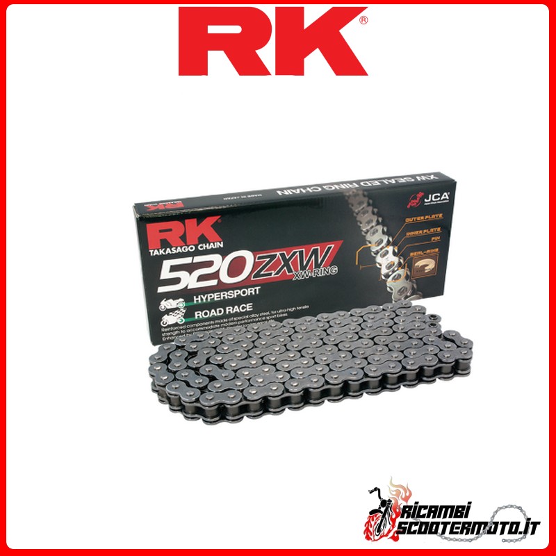 RK CHAIN 520ZXW-124 CLF APRILIA DORSODURO 1200 2011-2016