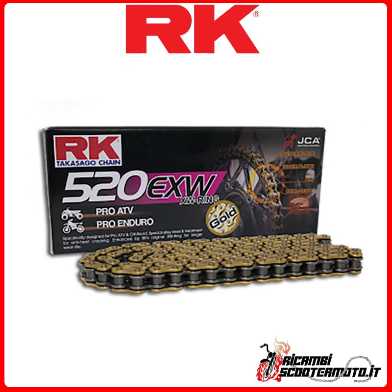 Cadena RK GB520EXW-120ORO CLF GAS GAS EC 250 2001-2017 Cadena RK GB520EXW-120ORO CLF GAS GAS EC 250 2001-2017