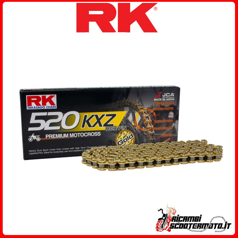 Cadena RK GB520KXZ-120 CL ORO FANTIC XX 125 2021-2024