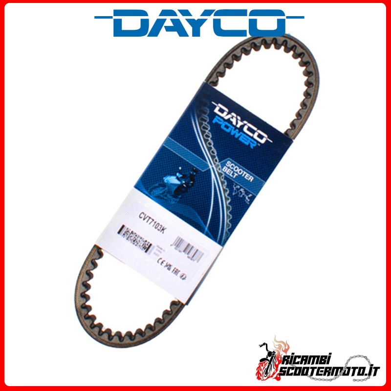 CINGHIA TRASMISSIONE DAYCO PIAGGIO VESPA PK AUTOMATICA 50 1984-1989 CINGHIA TRASMISSIONE DAYCO PIAGGIO VESPA PK AUTOMATICA 50 1984-1989