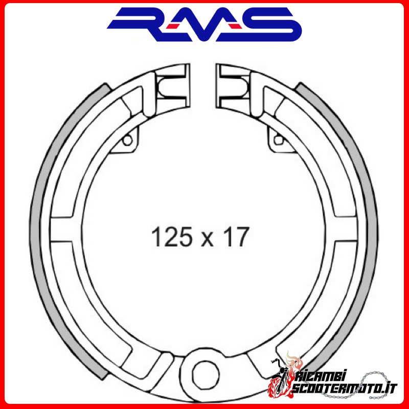 EVOK FRONT BRAKE SHOES PIAGGIO APE TM P 50 1985-1989 EVOK FRONT BRAKE SHOES PIAGGIO APE TM P 50 1985-1989