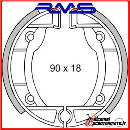 RMS BRAKE SHOES PIAGGIO BOSS 50 1988-1989