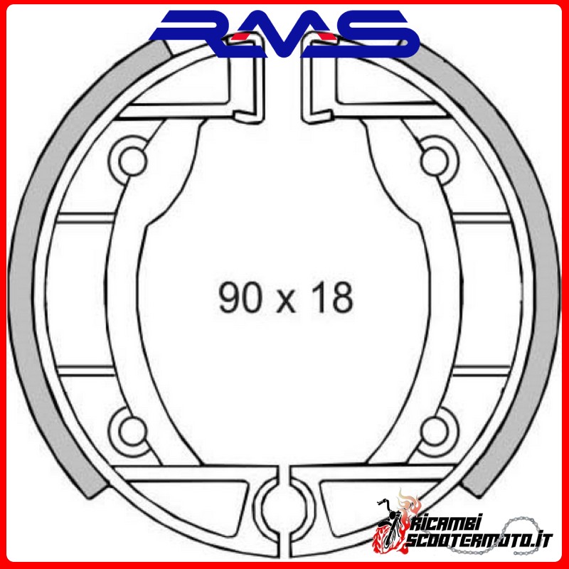 RMS BRAKE SHOES PIAGGIO VESPINO 50 GL 1977