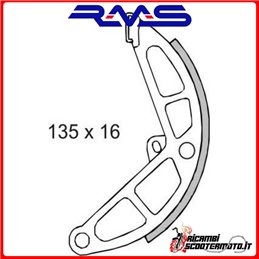REAR BRAKE SHOES RMS PIAGGIO BOSS 50 1988-1989