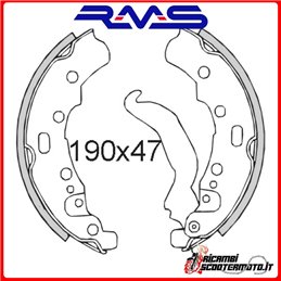 Serie ganasce freno RMS PIAGGIO APE TM DIESEL LCS 420 2005-2012