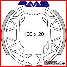 REAR BRAKE SHOES RMS PIAGGIO NRG 50 1994-1996