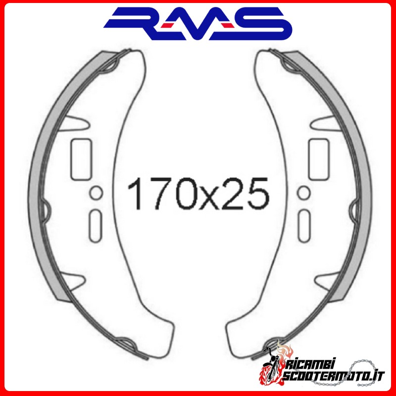 RMS HINTERE BREMSBACKEN PAAR PIAGGIO COSA 2 125 1991-1997