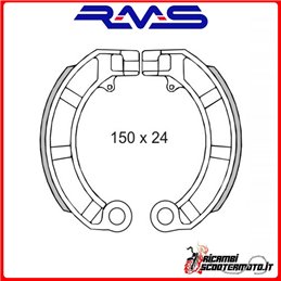 PAR DE ZAPATAS DE FRENO TRASERO RMS PIAGGIO VESPA PX 125 1998-2001