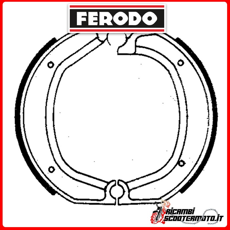 FERODO Brake Shoes  FSB700 BMW R 100 -7 1000 1976-1977