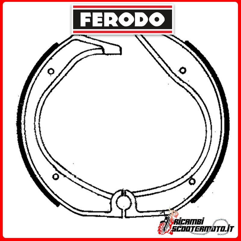 Ganasce Freno FERODO FSB701 BMW K 75 750 1984-1988