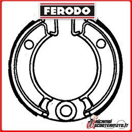 FERODO Brake Shoes  FSB702 YAMAHA TT-R 50 E 2007-2016