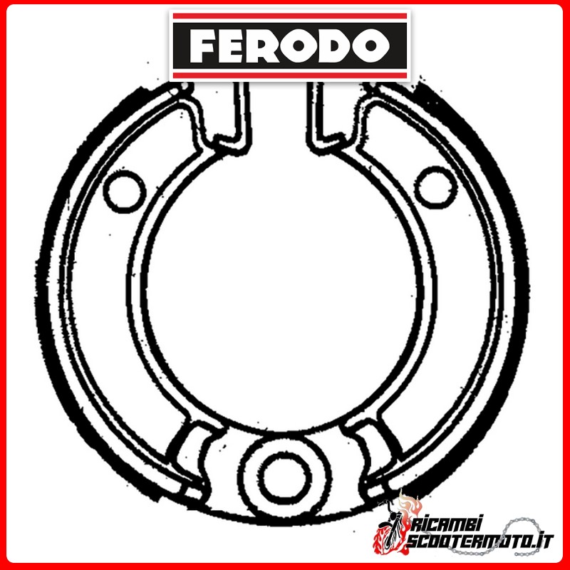 FERODO Brake Shoes  FSB702 YAMAHA TT-R 50 E 2007-2016