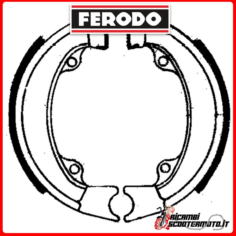 FERODO Bremsbacken  FSB703 HONDA NB 50 M MELODY 1984
