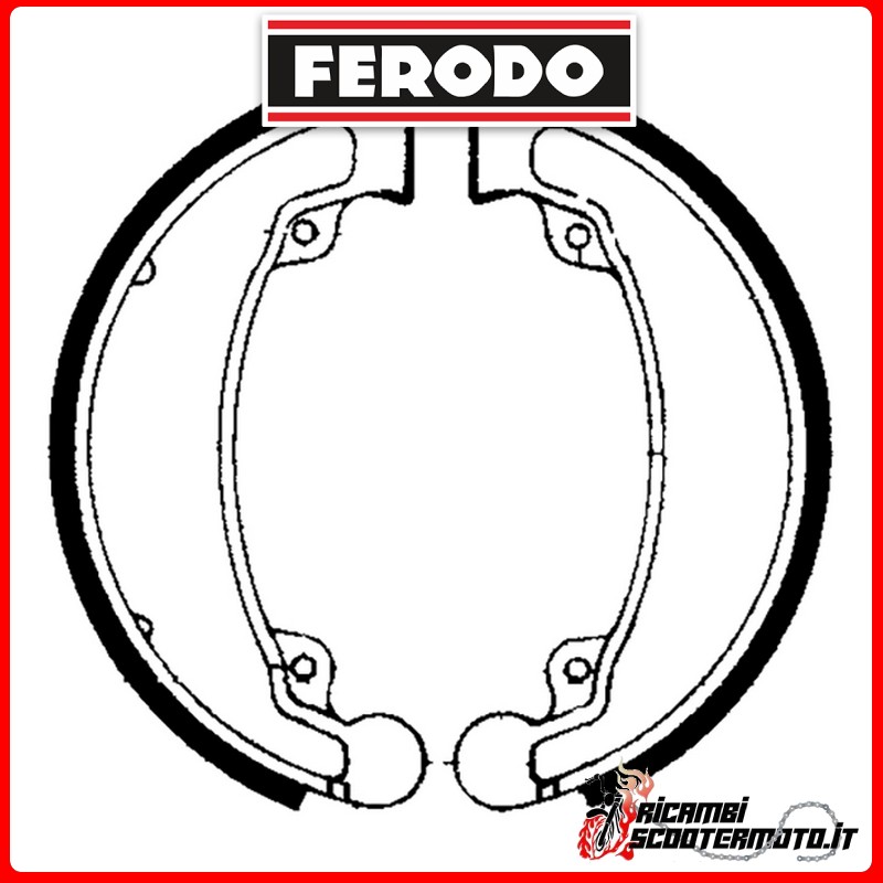 FERODO Brake Shoes FSB706 HONDA C 90 CUB 1993 FERODO Brake Shoes FSB706 HONDA C 90 CUB 1993