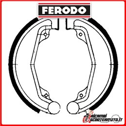 FERODO Bremsbacken  FSB707 HONDA CL 250 S SCRAMBLER 1982-1983
