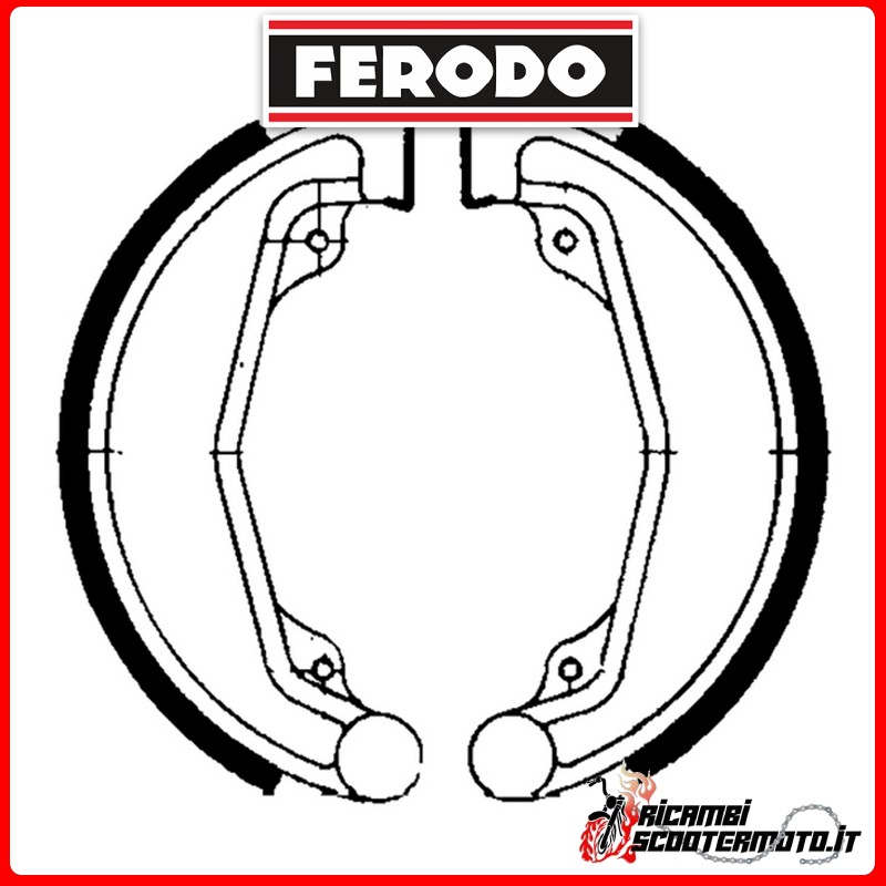 FERODO Brake Shoes  FSB707 HONDA CL 250 S SCRAMBLER 1982-1983