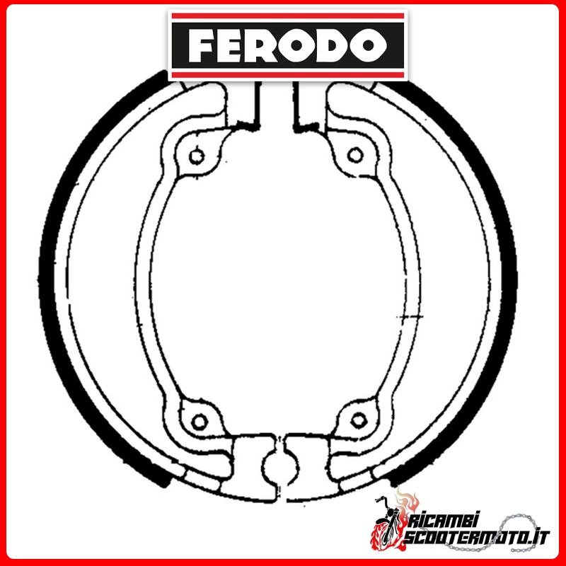 FERODO Brake Shoes  FSB709 HONDA CA 125 REBEL 1995