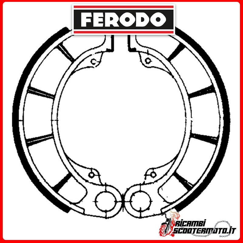 FERODO Bremsbacken  FSB711 HONDA CB 500 1994-1995