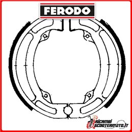 Mâchoires de frein FERODO  FSB723 SUZUKI LT-Z QUADSPORT K6-L0 50 2006-2010