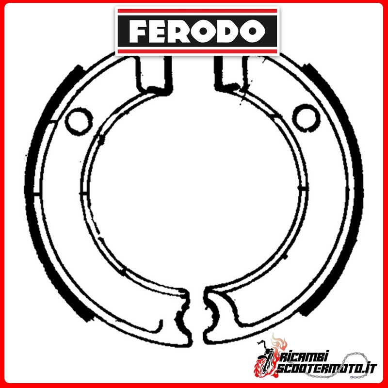 FERODO Bremsbacken  FSB730 YAMAHA PW 50 2004-2018