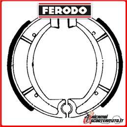FERODO Brake Shoes  FSB734 YAMAHA SR 400 2014-2016