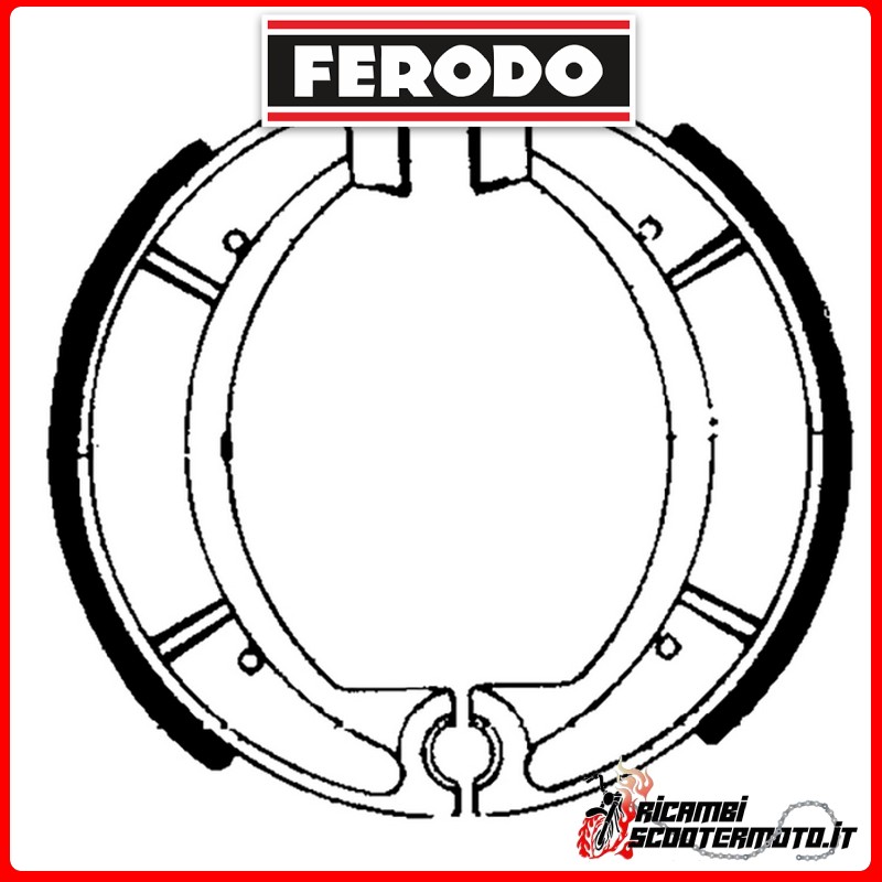 FERODO Brake Shoes  FSB734 YAMAHA SR 400 2014-2016