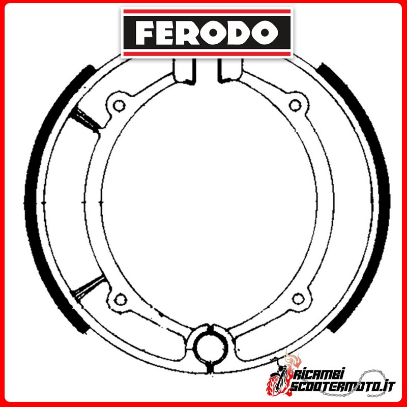 FERODO Brake Shoes FSB736 KEEWAY SUPERLIGHT 125 2006-2009 FERODO Brake Shoes FSB736 KEEWAY SUPERLIGHT 125 2006-2009