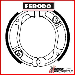FERODO Brake Shoes  FSB740 HONDA NX 250 1988-1992