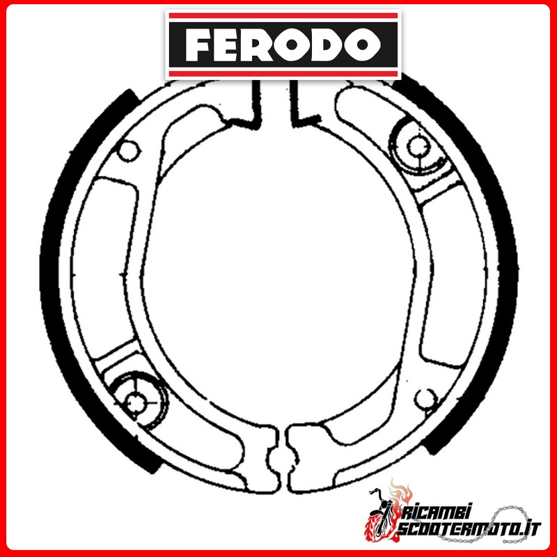 FERODO Bremsbacken  FSB740 HONDA NX 250 1988-1992