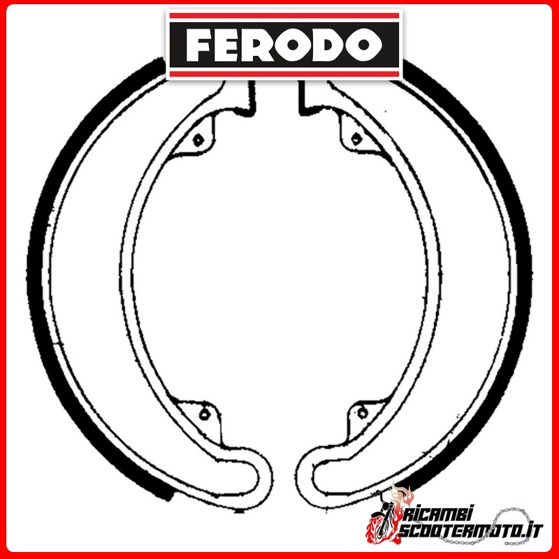 Zapatas de freno FERODO  FSB742 HONDA CB 250 G 1974-1977