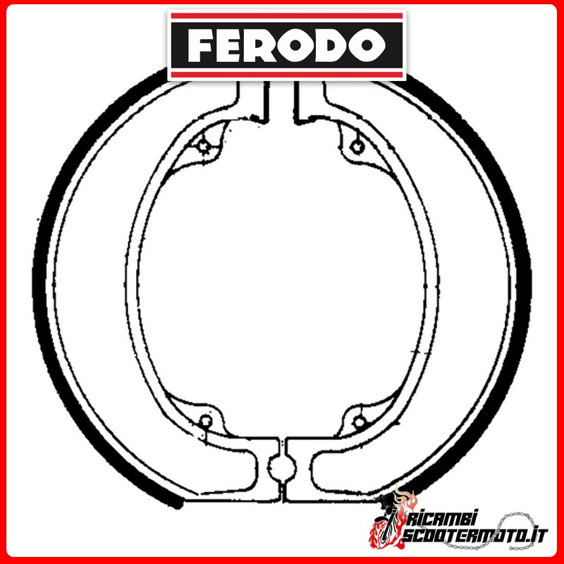 Ganasce Freno FERODO FSB743 HONDA XL 500 S 1980-1982 Ganasce Freno FERODO FSB743 HONDA XL 500 S 1980-1982