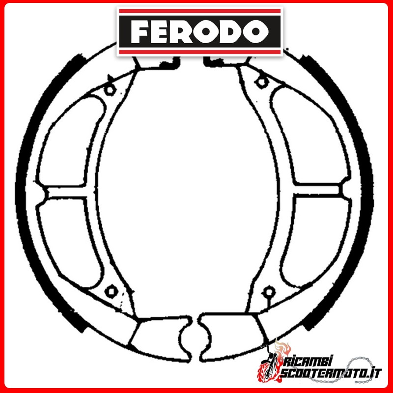 Zapatas de freno FERODO  FSB764 SUZUKI RM80X G-S 80 1986-1995