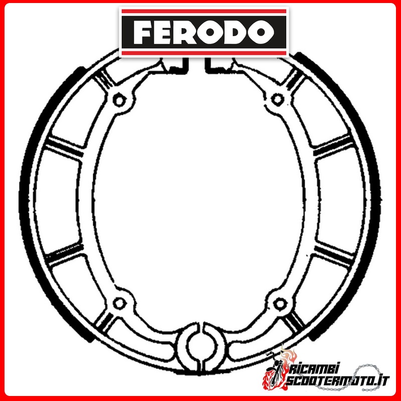 FERODO Bremsbacken  FSB765 YAMAHA XV 1000 VIRAGO SE 1988