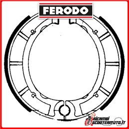 FERODO Brake Shoes  FSB767 YAMAHA XT 500 1976-1977