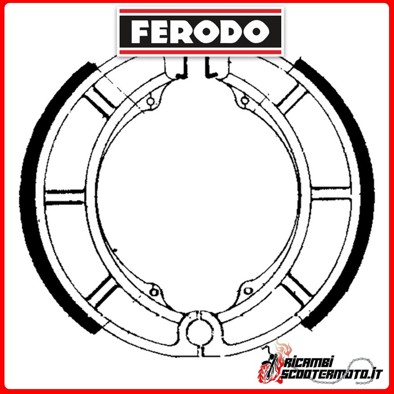 FERODO Brake Shoes FSB784 SUZUKI VL INTRUDER C800 K6-L0 800 2006-2010 FERODO Brake Shoes FSB784 SUZUKI VL INTRUDER C800 K6-L0 800 2006-2010