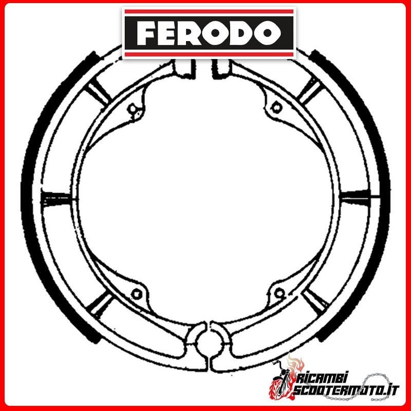 Zapatas de freno FERODO  FSB790 SUZUKI LS650P SAVAGE G-R 650 1986-1994
