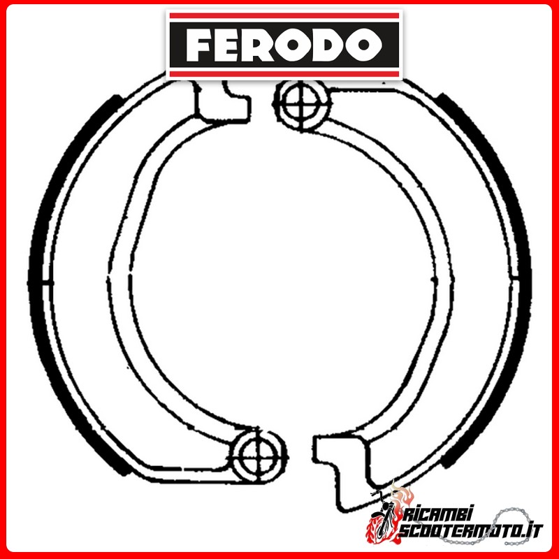 FERODO Bremsbacken FSB806 BMW R 50 -5 500 1969-1973 FERODO Bremsbacken FSB806 BMW R 50 -5 500 1969-1973
