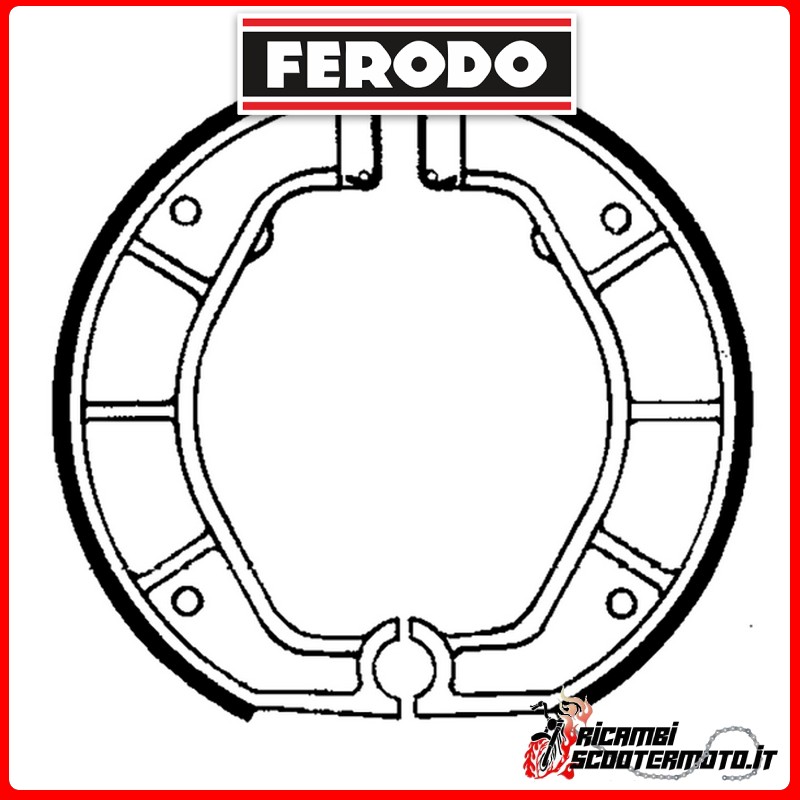 Zapatas de freno FERODO  FSB863 BMW R 100 GS 1000 1986-1994