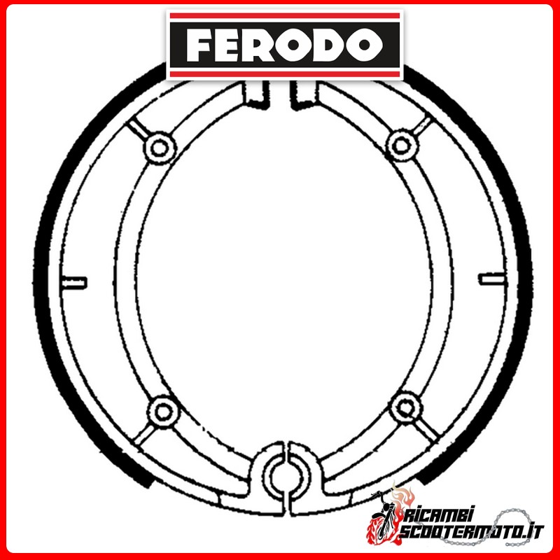 FERODO Brake Shoes  FSB876 APRILIA CLASSIC 125 1995-1999