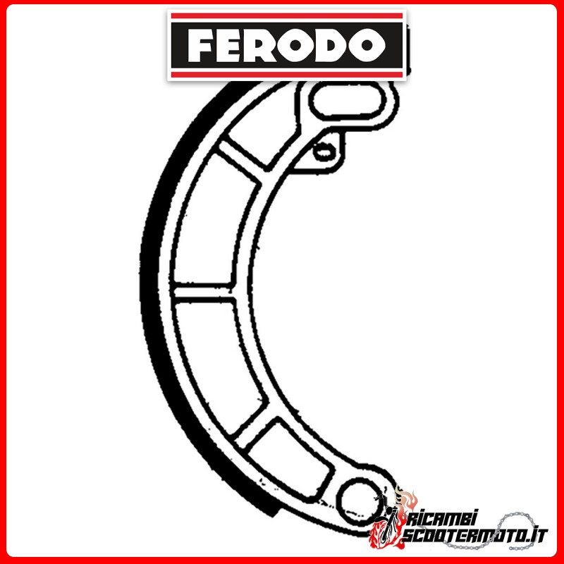 FERODO Bremsbacken  FSB887 PIAGGIO VESPA FL2 AUTOMATICA 50 1990-1991