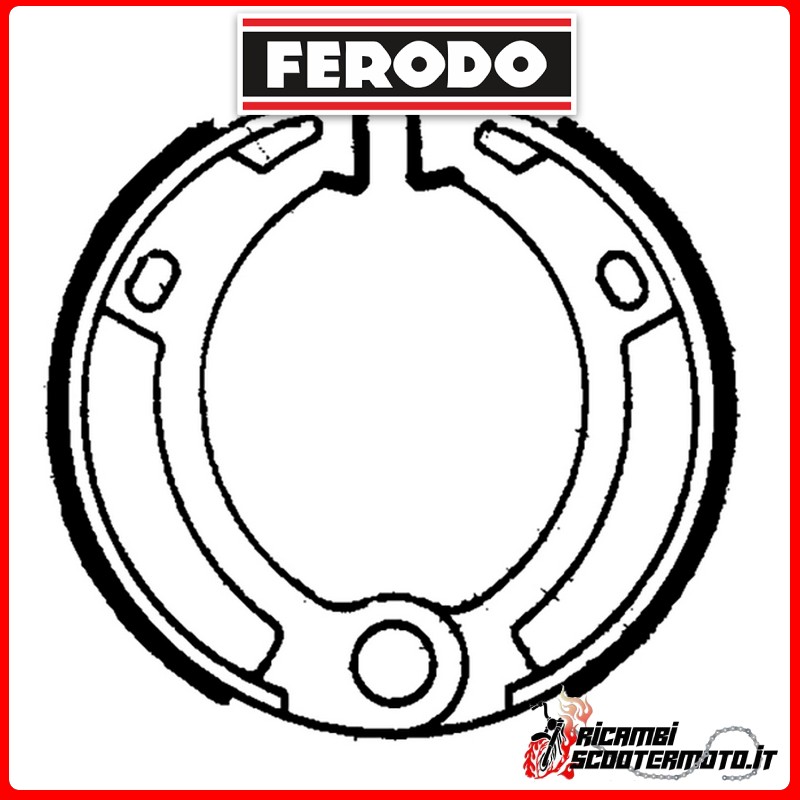 FERODO Brake Shoes  FSB908 PIAGGIO ZIP 50 1992-1993