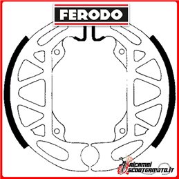 FERODO Brake Shoes  FSB940 PIAGGIO NRG 50 1994-1996